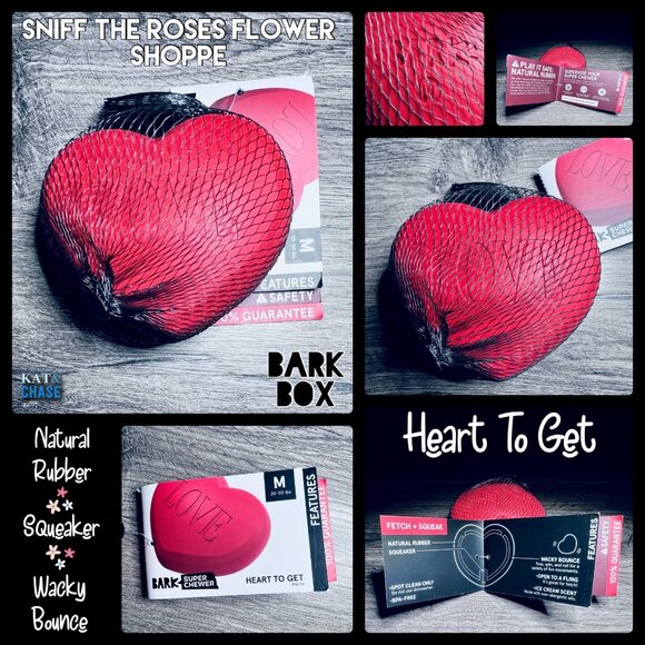 Pupper Love Barkbox M/L Flower Boopquet & Heart to Get Super Chewer Flower Large - Picture 11 of 12